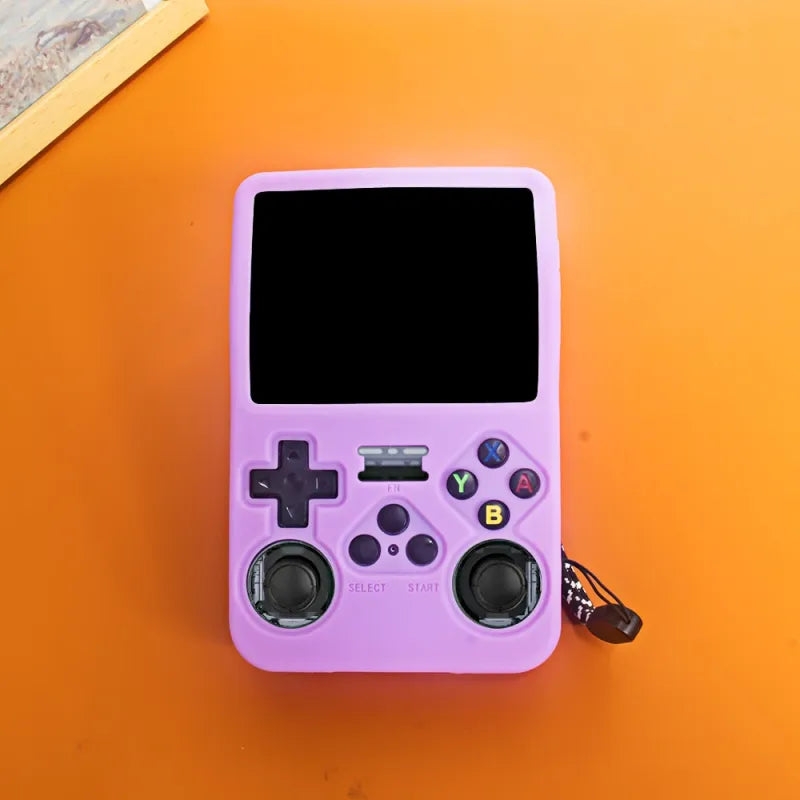 Handheld Game Machine Silicone Protective Cover Solid Color Simple Storage Box