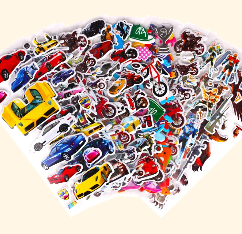 40 Sheets 3D Stickers for Kids Toddlers Puffy Stickers Variety Pack for Scrapbooking Bullet Journal Toys for Children Girls Boy