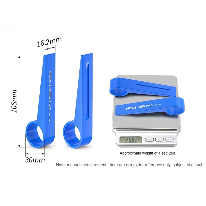 RISK 2PCS Bicycle Hydraulic Disc Brake Piston Press Tools for Resetion MTB Road Bike Caliper Reset Maintenance Repair Tools