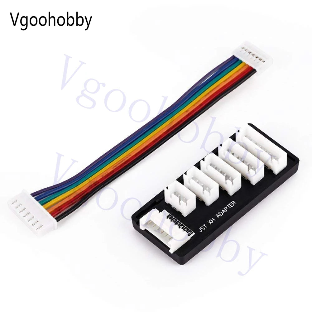 2 Pack JST-XH 2S-6S 3S Balance Charger Extend Expansion Board Adapter Converter for RC Car Truck Lipo Battery Charging