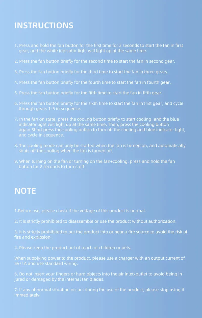 New Handheld Portable Fan 100 Wind Speeds Adjustable Refrigeration Mini Turbo Fan Long-lasting High Speed Cold Compress Fan