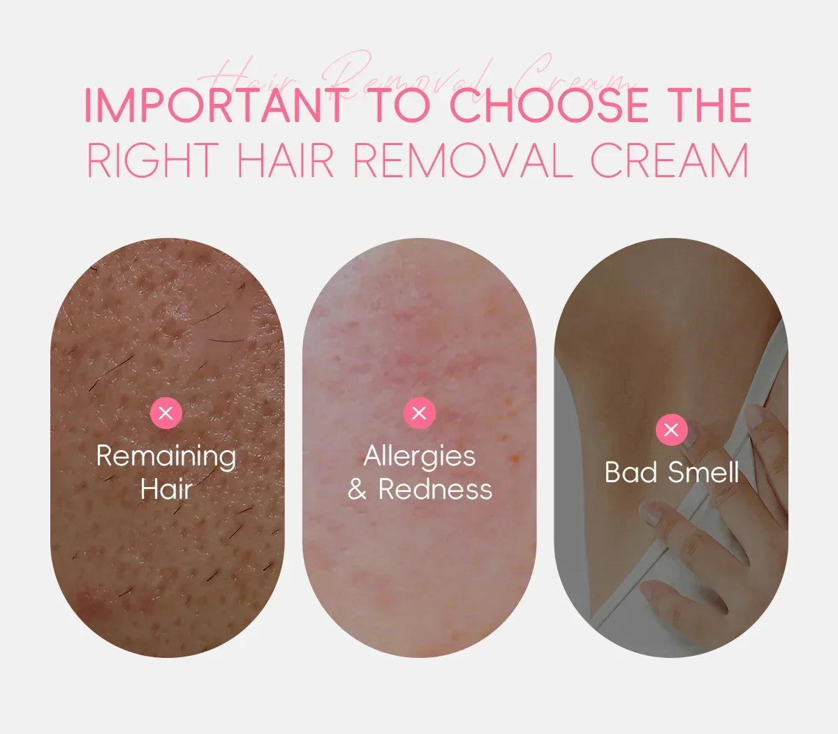 Sakura Hair Removal Cream Fast Painless Hair Growth Inhibitor Arm Armpit Legs Intimate Areas Permanent Depilatory for Men Woman