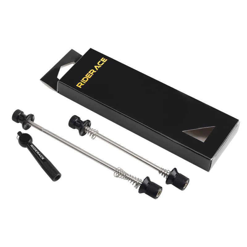 Bicycle Skewer Lever Quick Release Bike QR Wheel Locking Security Anti Theft Skewers For MTB Mountain Road Cycling Hub Parts