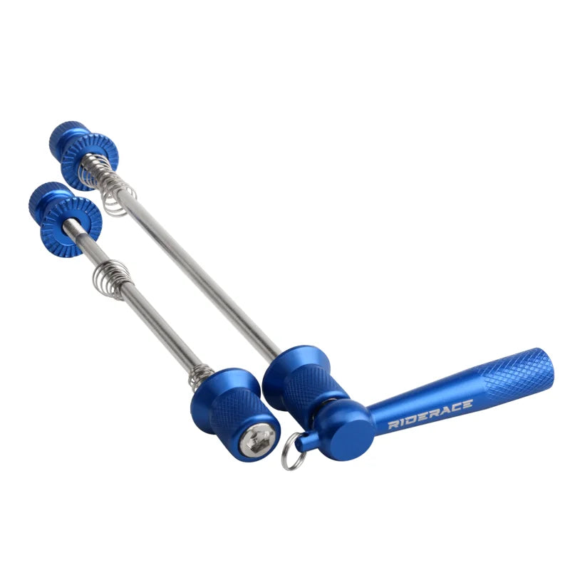 Bicycle Skewer Lever Quick Release Bike QR Wheel Locking Security Anti Theft Skewers For MTB Mountain Road Cycling Hub Parts