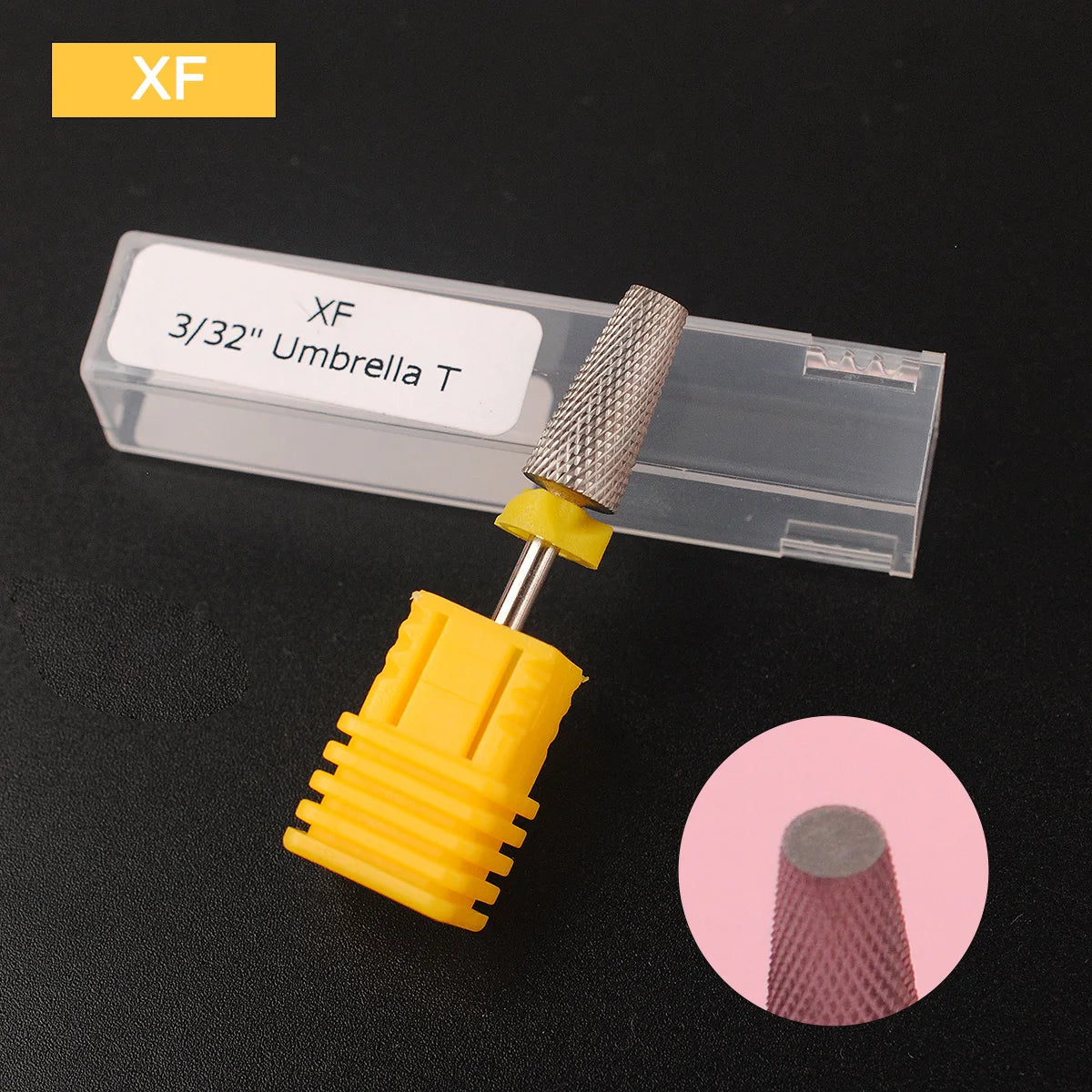 5 in 1 Nail Drill Bits Tungsten Steel Cross Teeth Manicure File Nail Cutter Acrylic or Hard Gel Nail Polish Remove Drill Bit