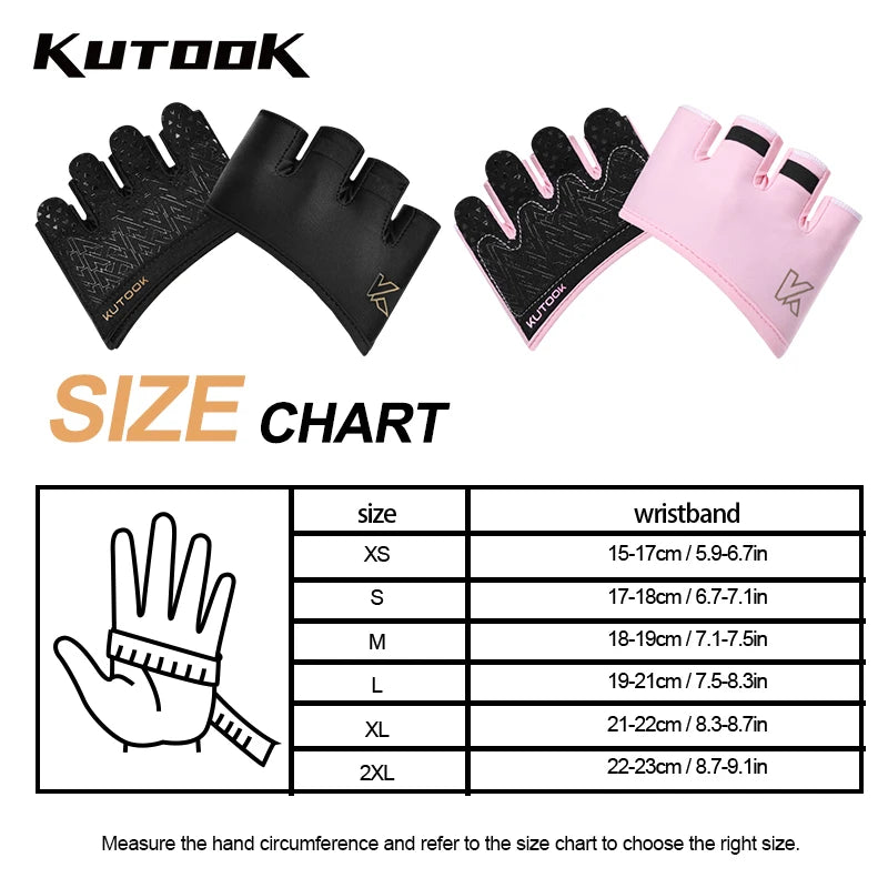KUTOOK Weight Lifting Gloves for Women Palm Protection Gym Workout Training Fitness Gloves  Exercise Gloves for Weight Lifting