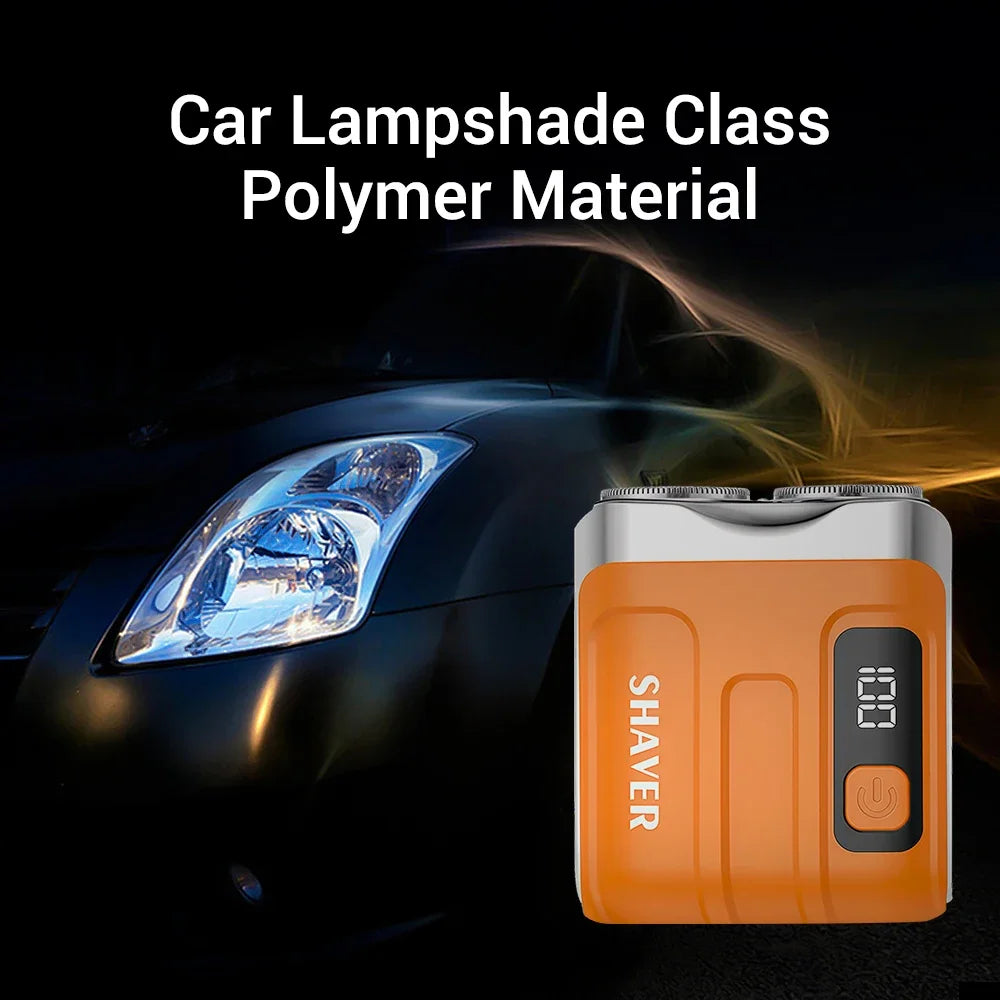 Mini Electric Shaver Intelligent Digital Display Washable Type-C Rechargeable Portable Wet Dry Travel Home Shaver For Face Leg