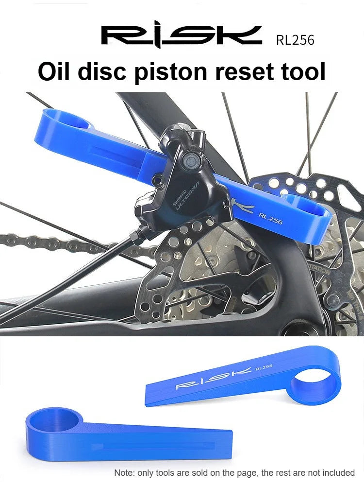 RISK 2PCS Bicycle Hydraulic Disc Brake Piston Press Tools for Resetion MTB Road Bike Caliper Reset Maintenance Repair Tools