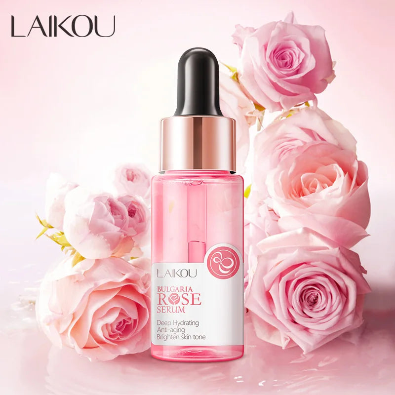 LAIKOU 17ML Japan Sakura Serum Vitamin C Nourish Essense Oil Control 24K Gold Serum Rose Blueberry Skin Care Smoothing Facecare