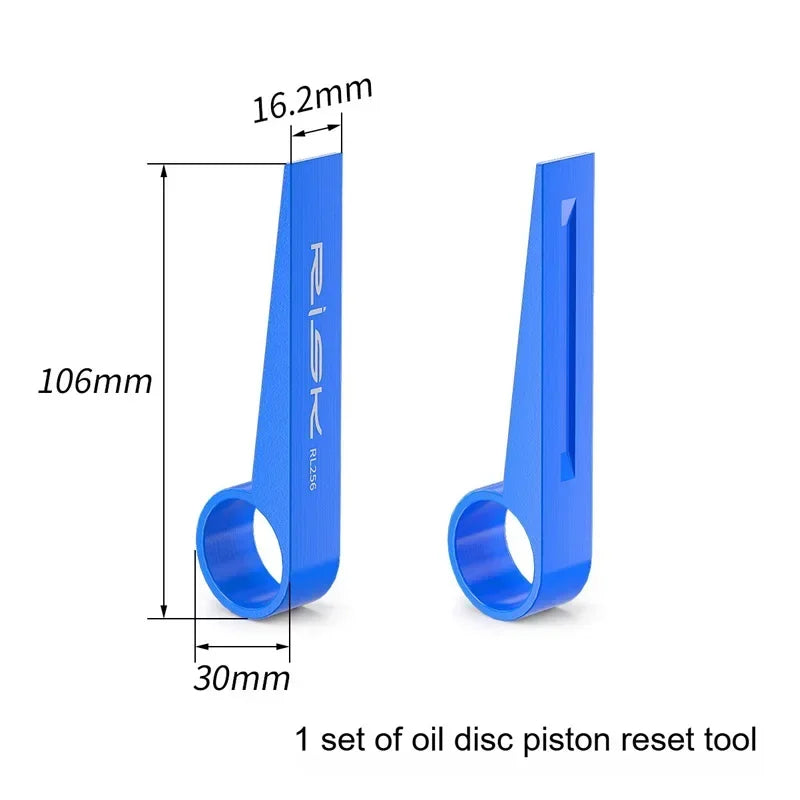 RISK 2PCS Bicycle Hydraulic Disc Brake Piston Press Tools for Resetion MTB Road Bike Caliper Reset Maintenance Repair Tools